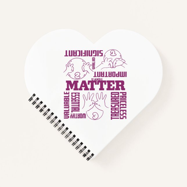 U and I Matter - ASL Empowerment Design Notebook (Front)