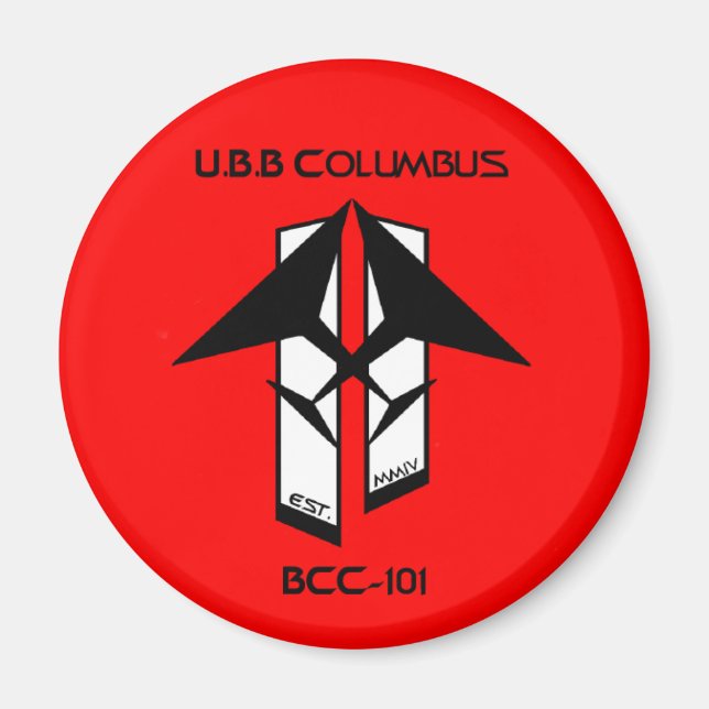 U.B.B Columbus Magnet (Front)