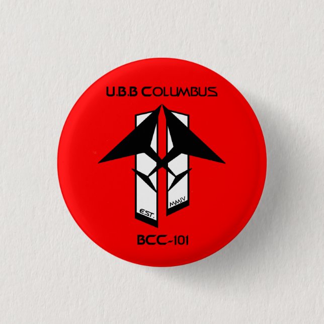 U.B.B Columbus Mini Button (Front)