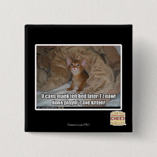 U can maek the bed later. 15 cm square badge