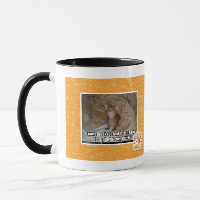 U can maek the bed later. mug (Left)