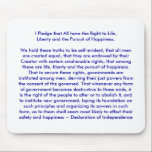 !!! U Create Declaration of Independence Mouse Pad<br><div class="desc">U Create I Pledge that All have the Right to Life, Liberty and the Pursuit of Happiness. We hold these truths to be self-evident, that all men are created equal, that they are endowed by their Creator with certain unalienable rights, that among these are life, liberty and the pursuit of...</div>