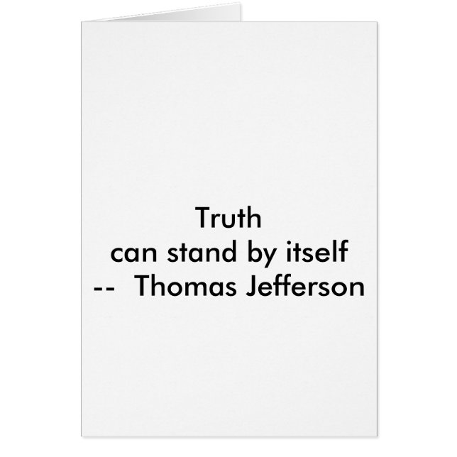 !!! U Create Truth  can stand by itself (Front)