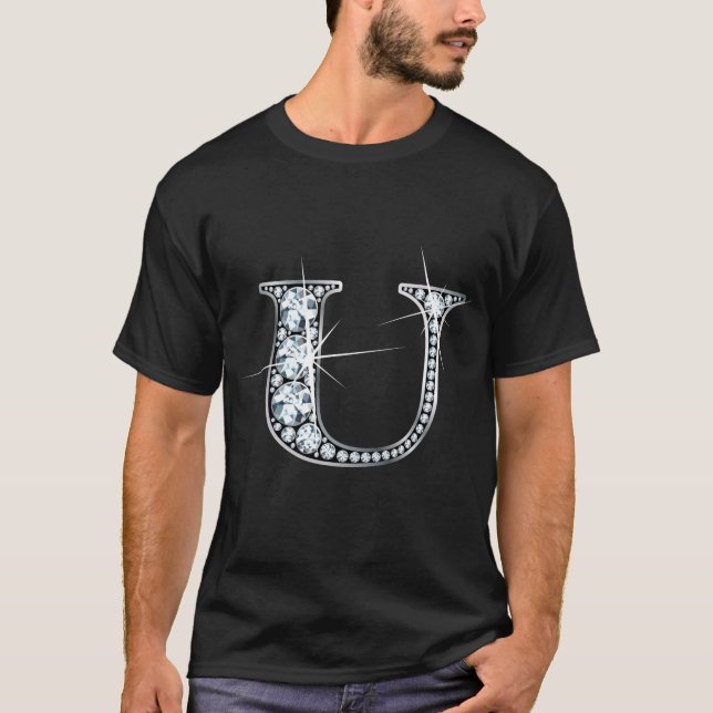 "U" Diamond Bling T-Shirt (Front)