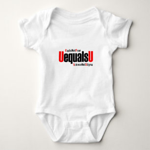 U equals U - HIV Undetectable - Science not Stigma Baby Bodysuit