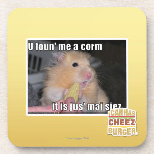 U found me a corn coaster