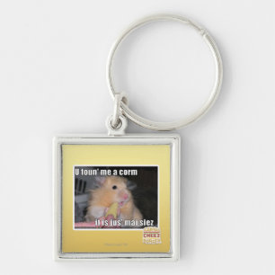 U found me a corn key ring