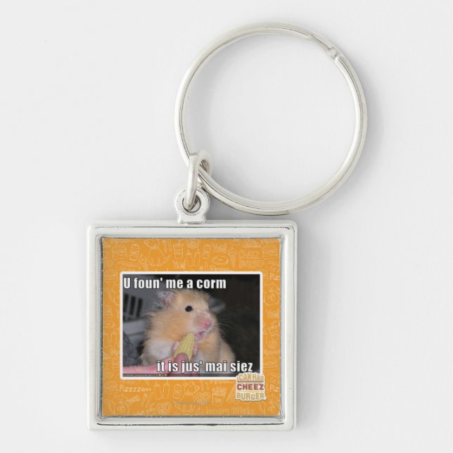 U found me a corn key ring (Front)