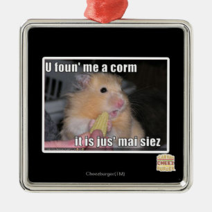 U found me a corn metal tree decoration