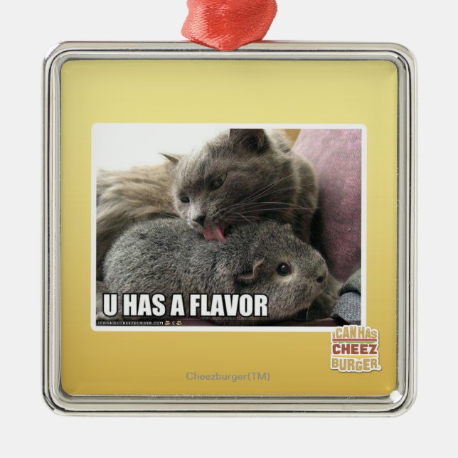 U HAS A FLAVOR METAL TREE DECORATION (Front)
