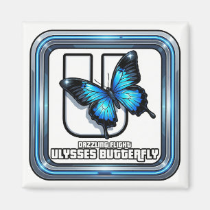 U is for Ulysses Butterfly – GTA Style ABC Learnin Magnet