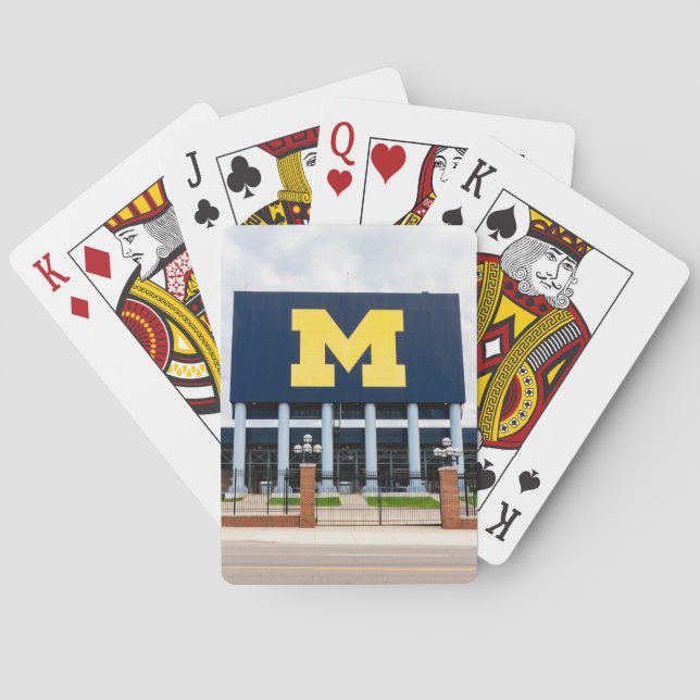 U of M Playing Cards, University of Michigan  Cards (Back)