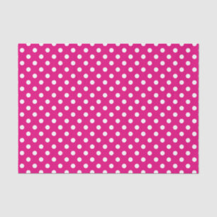 U pick Background Colour Polka Dots White Tissue Paper