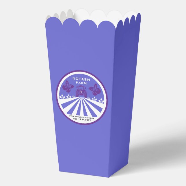 U-Pick Blueberry Farm Promotion Favour Box (Back)