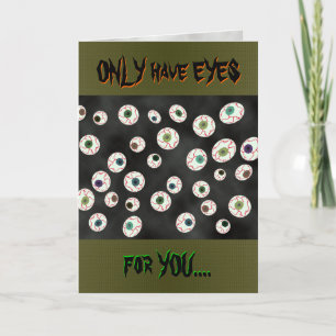 U Pick Colour/ Floating Eye Ball Candy Card