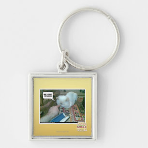U pushed my face in! key ring