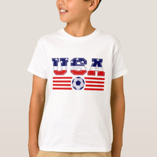 U.S.A FLAG AND SOCCER T-Shirt