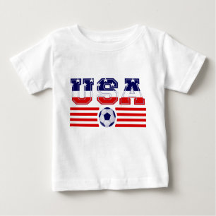 U.S.A FLAG SOCCER BABY T-Shirt
