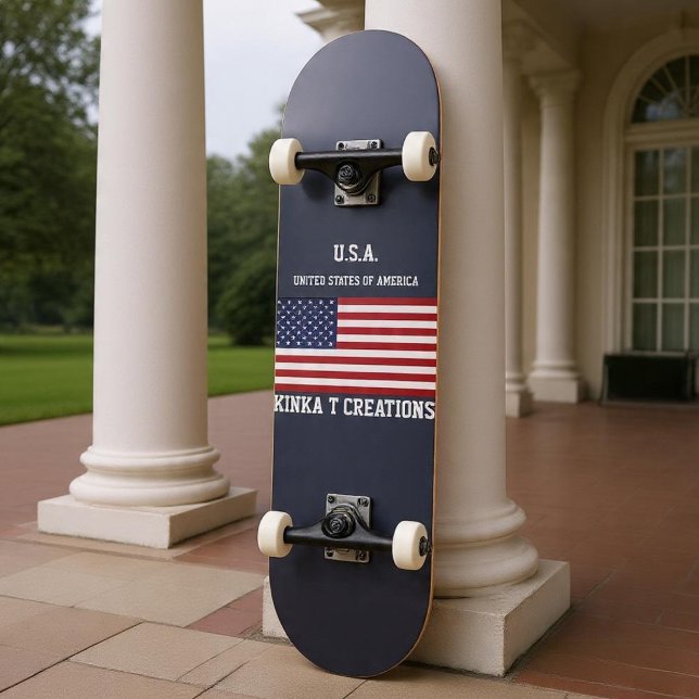 U.S.A. Kinka T Creations Skateboard (Creator Uploaded)