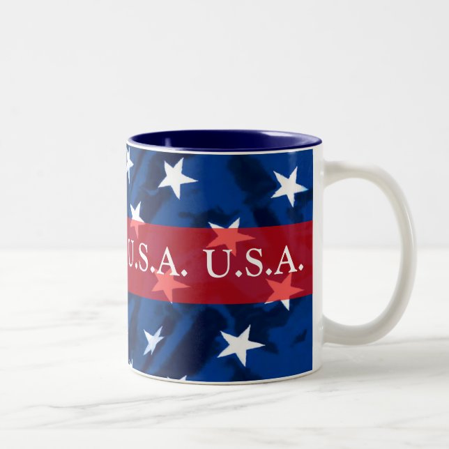 U.S.A. Patriotic Coffee Mug (Right)