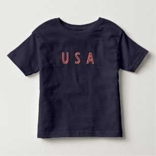 U S A  Patriotic design Toddler T-Shirt