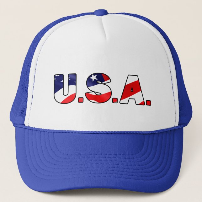 U.S.A. TRUCKER HAT (Front)