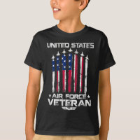 U.S Air Force US Veterans 4th of July T shirt Amer