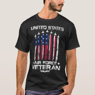 U.S Air Force US Veterans 4th of July T shirt Amer