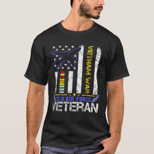 U S Air Force Vietnam Veteran Military Veteran US  T-Shirt