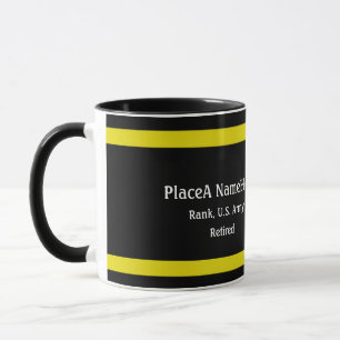 U.S. Army Defence emblem personalised Mug