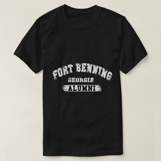 U.S. Army Fort Benning Alumni T-Shirt (Design Front)