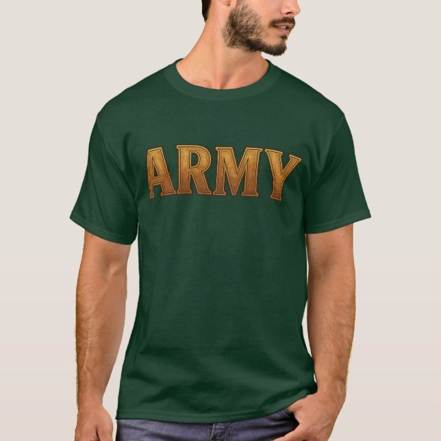 U.S. Army t-shirt with Bold "ARMY" on front (Front)