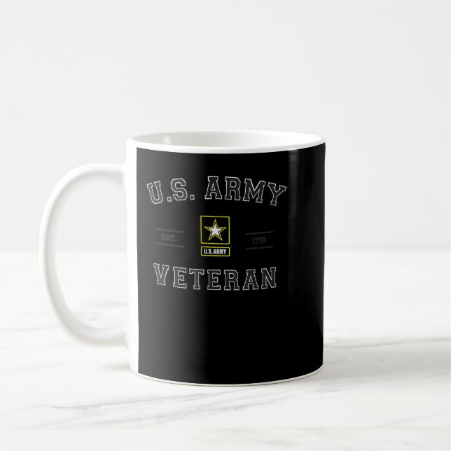 U.S. ARMY VETERAN  COFFEE MUG (Left)