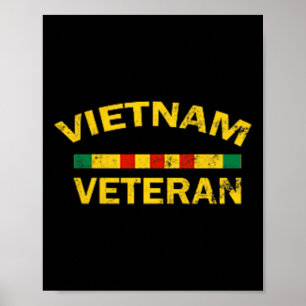 U.s Army Vietnam Veteran Vintage Usa Soldier Vietn Poster