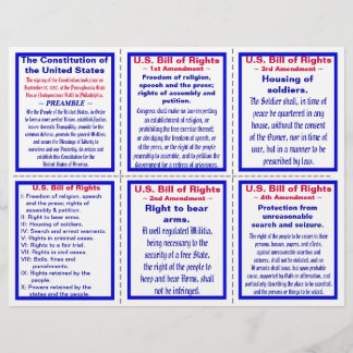 U.S. Bill of Rights Pocket Pamphlet (25ct)