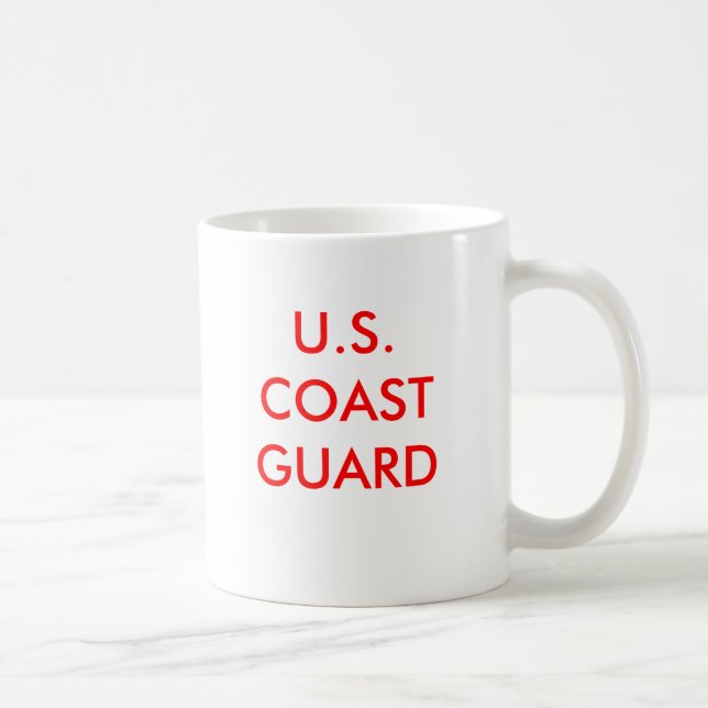 U.S. COAST GUARD COFFEE MUG (Right)