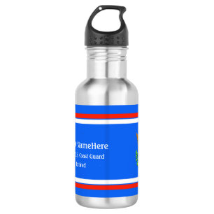 U.S. Coast Guard Defence emblem personalise 532 Ml Water Bottle