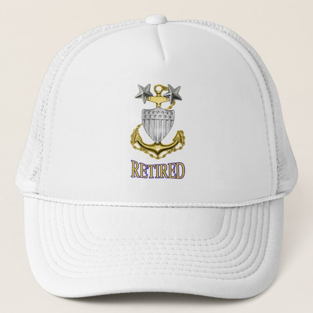 U.S. Coast Guard Retired MCPO Hat (Front)