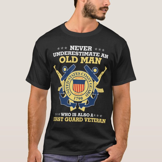 U.S Coast Guard Veteran Tee shirt (Front)