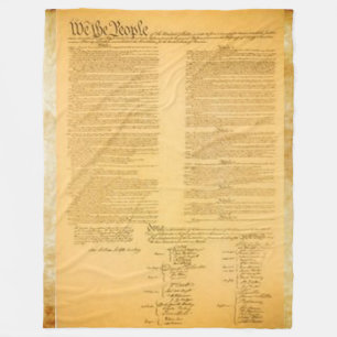 U.S. CONSTITUTION FLEECE BLANKET