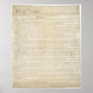 U.S. Constitution_Pg 1 of 4 Poster
