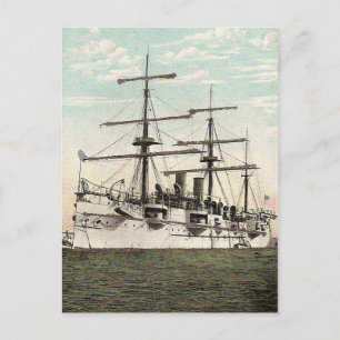 U.S. Cruiser Newark Postcard