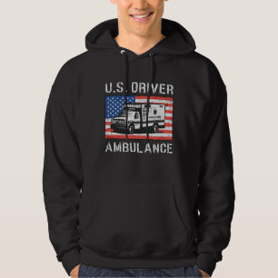 U.S. Driver Ambulance Driver Paramedic Emergency Hoodie