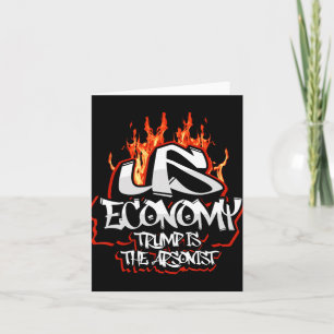 U.s. Economy On Fire Collapsing Trump The Arsonist Card