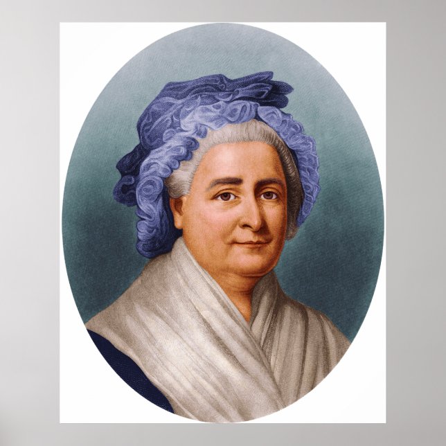 U.S. First Lady Martha Dandridge Custis Washington Poster (Front)