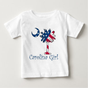 U.S. Flag Carolina Girl Baby T-Shirt