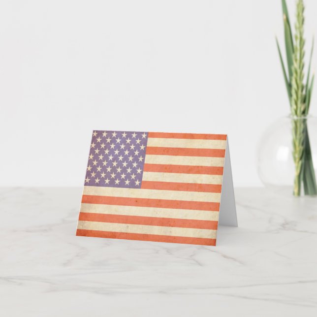 U.S. Flag Note Card (Front)