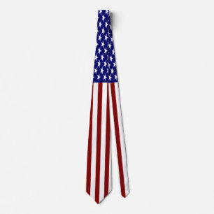 U.S. Flag Striped Tie