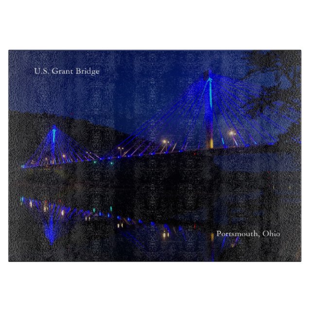 U.S. Grant Bridge cutting board (Front)