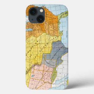 U.S. MAP, 1776-1884 iPhone 13 CASE